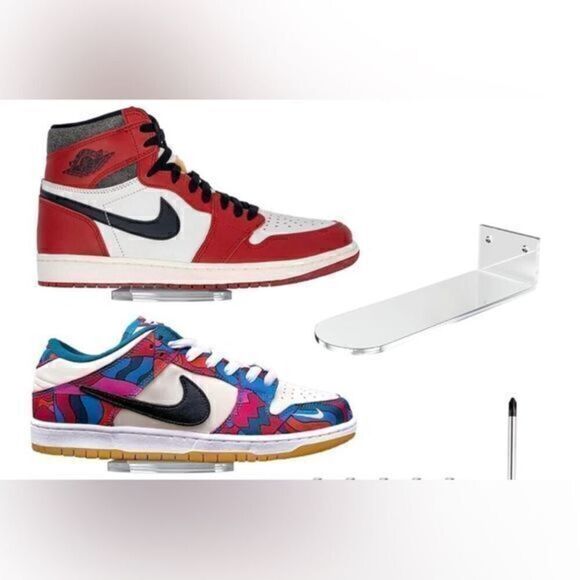 Nomad Other - NEW NOMAD shoe display shelves 6 piece shelves clear organizer shelf